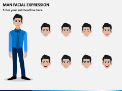 Man Facial Expression PPT Slide 4