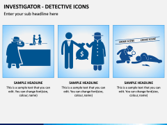 investigator Icons PPT Slide 4