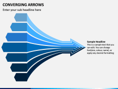 Converging Arrows PPT Slide 1