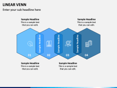 Linear Venn Diagram PPT Slide 8