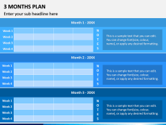 3 Months Plan PPT Slide 6
