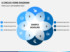 6 Circles Venn Diagram PPT Slide 1