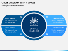 Circle Diagram With 4 Stages PPT Slide 1