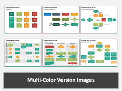 Support Process Flow Multicolor Combined