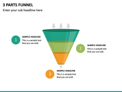 3 Parts Funnel PPT Slide 2