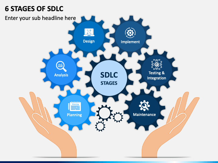 6 Stages of SDLC PPT Slide 1