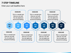 7 Step Timeline PPT Slide 1