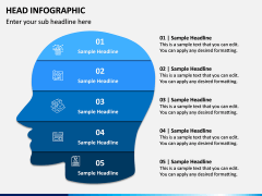 Head Infographics PPT Slide 8