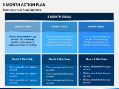 3 Month Action Plan PPT Slide 4