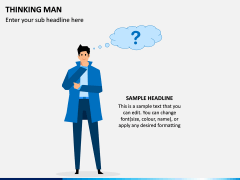 Thinking Man PPT Slide 6