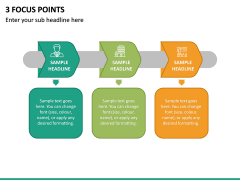 3 Focus Points PPT Slide 2