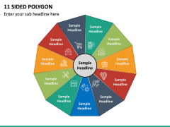 11 Sided Polygon PPT Slide 2