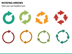 Rotating Arrows PPT Slide 4