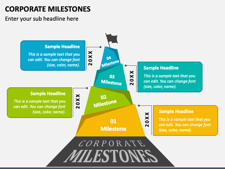 Corporate Milestones PPT Slide 1