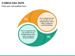 2 Circle Call Outs PPT Slide 2