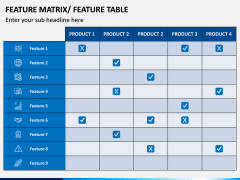 Features Matrix PPT Slide 8