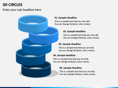 3D Circles PPT Slide 8