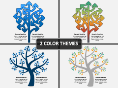 Arrow Tree PPT Cover Slide