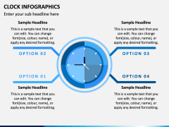 Clock Infographics PPT Slide 2