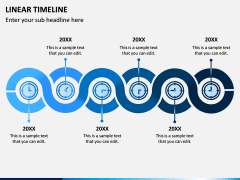 Linear Timeline PPT Slide 4