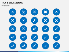 Tick and Cross Icons PPT Slide 4