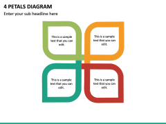4 Petals Diagram PPT Slide 2