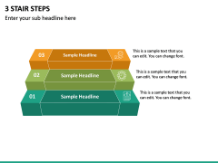 3 Stair Steps PPT Slide 2