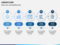 Linear Flow Infographics PPT Slide 6