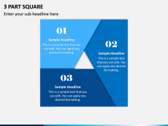 3 Part Square PPT Slide 1
