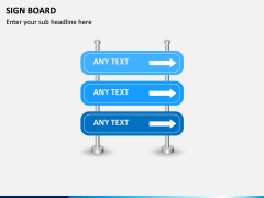 Sign Board PPT Slide 1