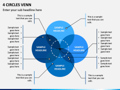 4 Circles Venn PPT Slide 1