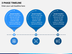 3 Phase Timeline PPT Slide 2