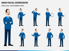Man Facial Expression PPT Slide 2