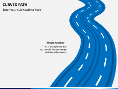 Curved Path PPT Slide 9