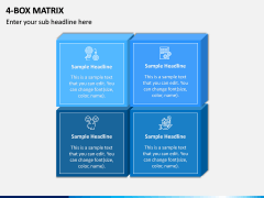 4 Box Matrix PPT Slide 1
