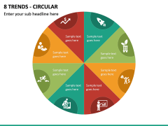 8 Trends - Circular PPT Slide 2