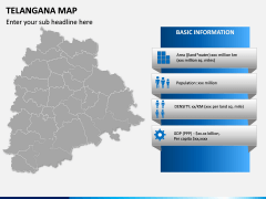 Telangana Map PPT Slide 3