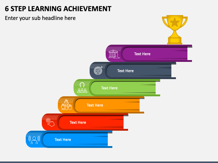 6 Step Learning Achievement PPT Slide 2