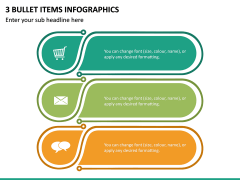 3 Bullet Items Infographics PPT Slide 2