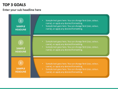 Top 3 Goals PPT Slide 2