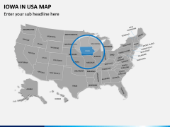 Iowa Map PPT Slide 5