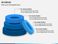 3D Circles PPT Slide 6