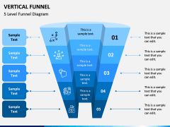 Vertical Funnel PPT Slide 5