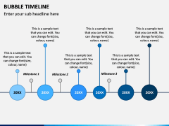 Bubble Timeline PPT Slide 8