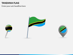 Tanzania Flag PPT Slide 1