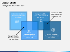 Linear Venn Diagram PPT Slide 11