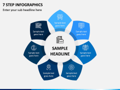 7 Step Infographics PPT Slide 1