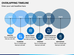 Overlapping Timeline PPT Slide 5