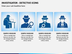 investigator Icons PPT Slide 2
