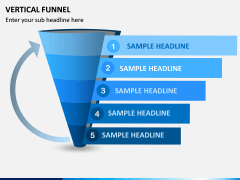 Vertical Funnel PPT Slide 7
